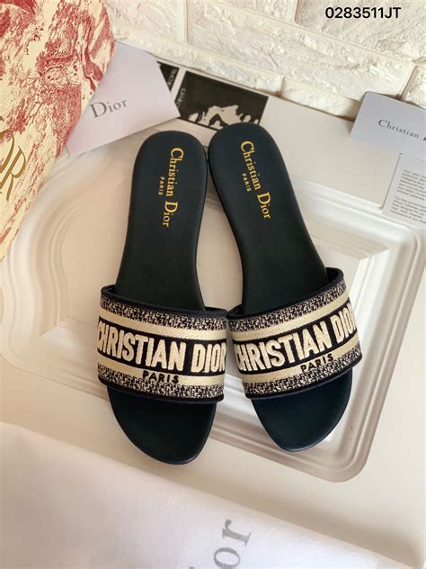 chirstian dior slippers|christian dior slippers for women.